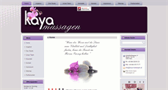 Desktop Screenshot of kaya-massagen.at